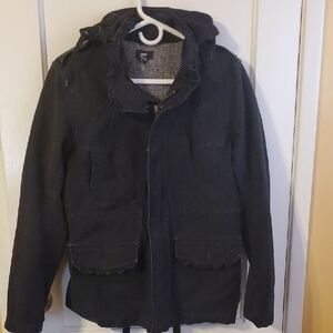 Obey Black Military Field Jacket